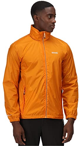 Regatta Lyle IV vattentät packaway-jacka för män, Flamma orange, M