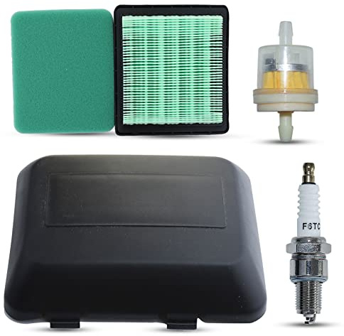 Haishine Luftfilter mit Deckel für Honda GCV160-OHC GCV135 GCV160 GCV190 HRB216 HRB217 HRR216 HRS216 HRT216 HRT216 HRX217 Rasenmäher, 7211-ZL8-023, mit Luftfilter Zündkerze Kraftstofffilter