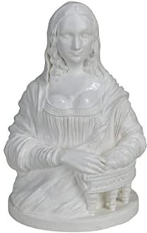 Gioconda Leonardo da Vinci Scultura Statua Museo del Louvre in gesso duro