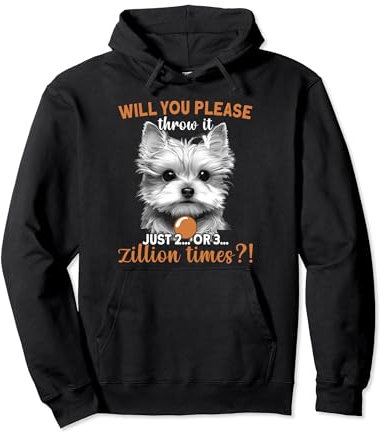 Teacup Yorkie Owner Collar Small Yorkshire Terrier Teacup Pullover Hoodie