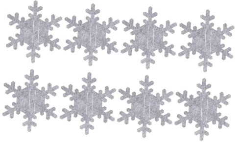 Cabilock Frohe Weihnachten Geschirr Beutel 8pcs Schnee Besteck Weihnachten Schneeflocke Für Home Party