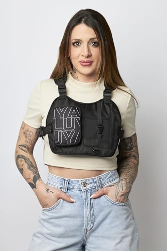 LuyaXpro Pechera Cámara de acción Universal teléfono Pecho Correa arnés Montaje para Smartphone, Mochila Multifuncional con Bolsillos, Deportes Extremos como Moto, Bicicleta, Accesorio Movil (White)