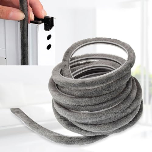 Machtiging Cepillo para Juntas de Puertas y Ventanas,Burlete Ventana corredera,Burlete Cepillo Puerta,Burlete Ventana Corredera,Junta de Cepillo,Anti Frío,Ruido,para mosquitera,Ventana,Armario