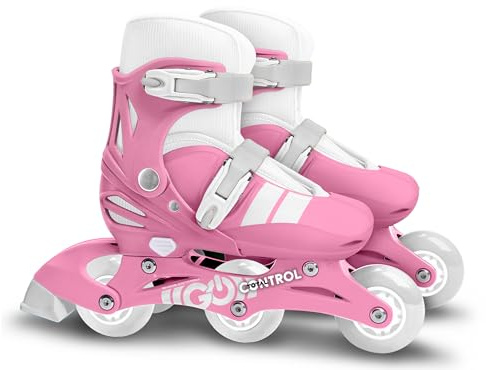 Rollers INLINES/TRISKATER justerbar 2 i 1 SKIDS Control Pink 27-30