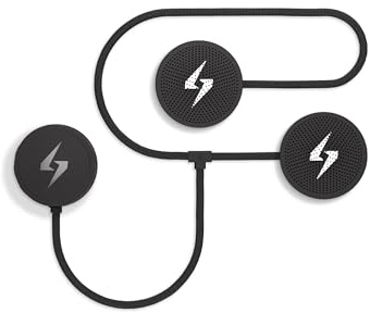 Syphon SoundPro: Ultra-Thin 9.6mm Bluetooth Moto Headphones - Glove-Friendly Controls, Massive Sound, IP55 Waterproof, Built-In Mic, Universal Fit With Any Dirt Bike, Snowmobile, and Motorcycle Helmet