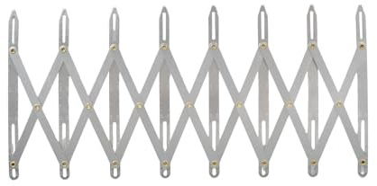 Aluminium Näh Messgerät, Erweiterbares Nähwerkzeug, Aluminium Knopfloch Abstandshalter, Gleicher Raum teilung, DIY Vorhang Zubehör Einstellbare Nählehre Lineal Aus Aluminium Nählehre für Haushalt
