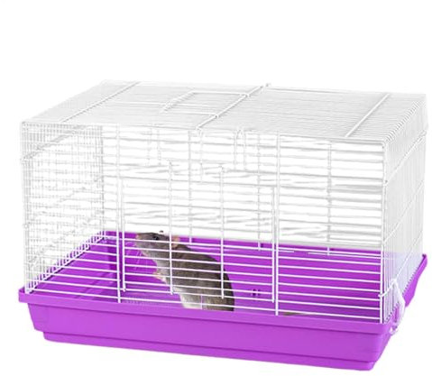 Chinchilla-Käfig | Großes Frettchen-Versteck für Rennmäuse | Haustierzubehör, Chinchilla-Käfig mit abnehmbarem Boden zum Schlafen Entspannen