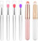 COYUN Set de 6 brochas de labios suaves de silicona, Cepillo de labios, aplicadores cosméticos para lápiz labial y exfoliación de labios, reutilizables cepillo de labios suave para hombres y mujeres