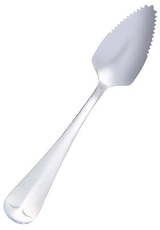 Grapefruit Spoon, Grapefruit Spoon with Serrated Edge, Stainless Steel Grapes, Fruit Spoon with Serrated Edge, Fashion Silverware Kitchen Tool, Kiwi, Dessert, Citrus Fruit