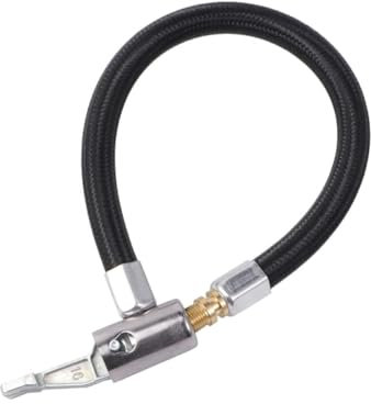 GANAZONO Adaptador de Manguera de Aire de Bloqueo para Inflador de Neumáticos de Coche y Motocicleta Mandril de Aire Metálico Rápida Fugas