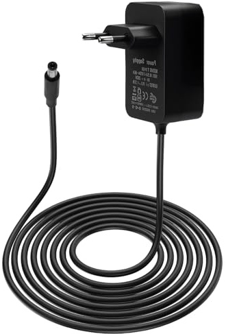 Alimentación de 12 V 2 A compatible con dispositivos de 1,5 A y 2 A, se adapta automáticamente a la potencia requerida, ideal para tiras LED, cámaras de vigilancia, altavoces, ventiladores