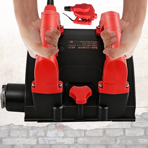 Electric Wall Planer Handheld Power Wall Scraper Concrete Shovel Wall Machine High Speed Wall Planing Tool with Vacuum cleaner 4000RPM 0.04-0.16 Planing Depth for Floor Tile Ordinary-knife