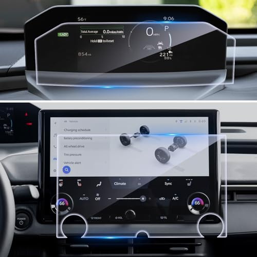 CDEFG Compatible with Toyota C-HR+ CHR+ / bZ 2026 14 Inch Navigation + 7 Inch Digital Cockpit Tempered Glass Screen Protector Film BZ Accessories Pack of 2