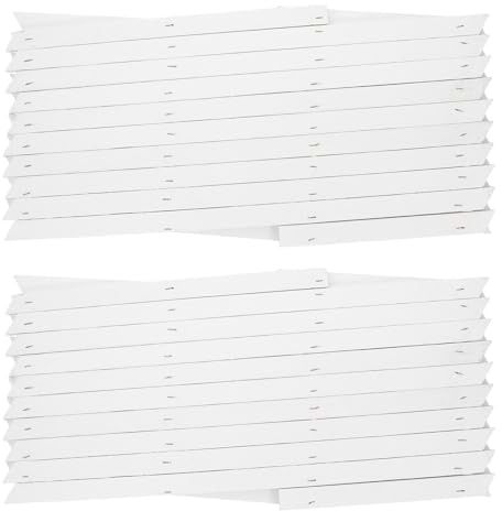 ORFOFE Valla de Celosía de Madera Extensible para Jardín y Pared, 2 Paneles Ajustables para Plantas Trepadoras, Fácil Instalación y Diseño Decorativo Blanco