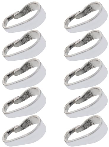 10pcs Silver Jewelry Making Pendant Clasps Connectors for DIY