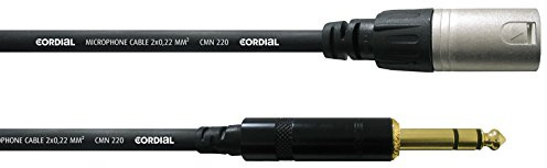 CORDIAL Cavo audio stereo XLR maschio/jack maschio stereo 9 m cavo AUDIO Essentials XLR/Jack