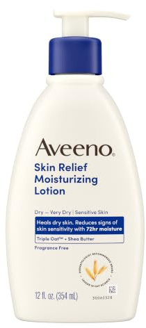 Aveeno Skin Relief Moisturizing Lotion, Fragrance-Free, 12 fl. oz