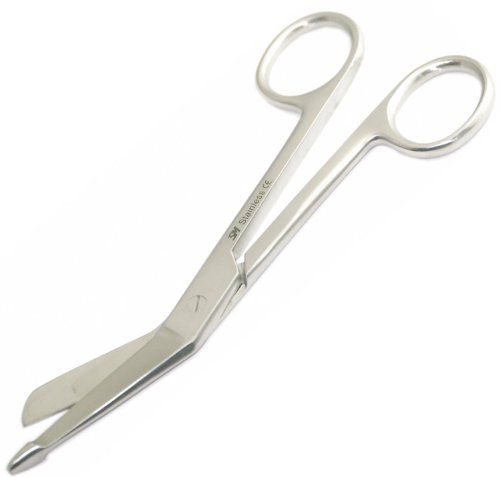 Firstaid4sport Lister - Forbici per bendaggi, in acciaio INOX, 18 cm
