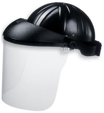 Uvex Visier/Gesichtsschutzschirm 9707 aus Polystyrol, Farbe: farblos