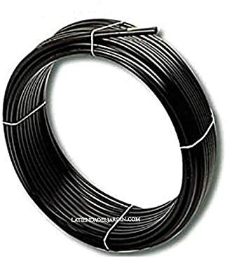 Suinga Tuyau Polyéthylène 50mm pour eau | Tube Arrosage Enterre 100m PN4 | Tuyaux d eau Agricole | Tuyau d'irrigation 50 mm | Tube en polyéthylène Ø50 mm, noir