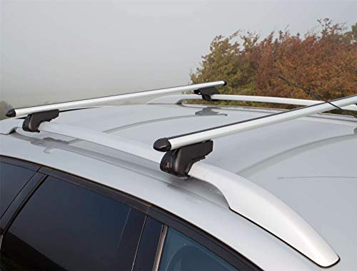 UKB4C Aluminium Roof Rack Cross Bars fits Dacia Duster 2010-2013 5 Door