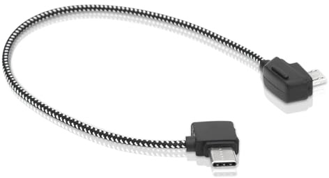 Dilwe Drone Datenkabel, 20cm USB Typ C auf USB Kabel Verbindungskabel für Controller, kompatibel mit Mini, Air, Pro und Spark Fernbedienungen