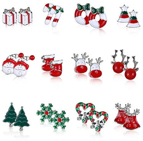 Naler Weihnachtsbaum Ohrringe