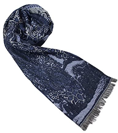 Sunsa Damen/Herren Schal, weich Winter Halstuch aus Baumwolle & Viskose. Große Unisex Herbst Winterschal. Tücher & Schals als Geschenkidee für Männer oder Frauen