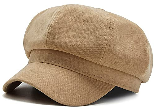 XYIYI Mode Schirmmütze Ballonmütze Newsboy Cap Visier Baskenmütze Paperboy Gatsby Hut Achteckige Kappe für Damen Mädchen