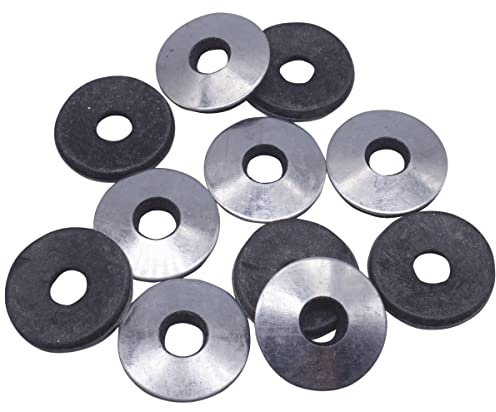 SKIR'CO Paquete de 300 arandelas M19 chapadas en zinc con goma EPDM, arandelas de sellado unidas, arandela de metal redonda (300, M19)