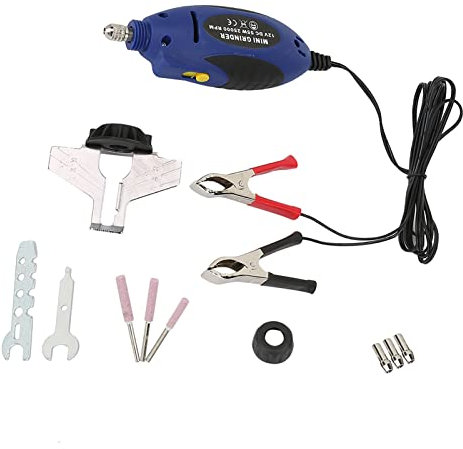 Electric Chain Grinde, 12V Electric Handheld Chainsaw Sharpener Mini Chain Saw Grinder Outdoor Grinding Machine Tools
