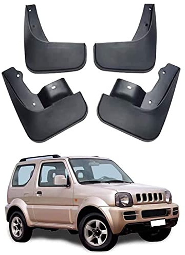 4 Pezzi Auto Parafanghi per Suzuki Jimny 2005-2018, Resistente Impermeabile Anteriore Posteriore Paraschizzi, Car Gomma Parafanghi Paraspruzzi Decorare