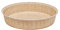 Ecopack Moldes redondos de papel desechable para tartas, tartas y quiches de papel antiadherente, aptos para horno máximo a 220 °C, medidas 16 x 3 cm, color natural, 4 unidades