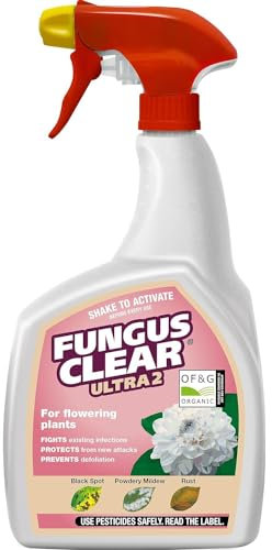 AMK® Fungus Clear Ultra 2 Spray Black Spot Mildew Rust Control 800ml Fungicide Insects Protection, 109429