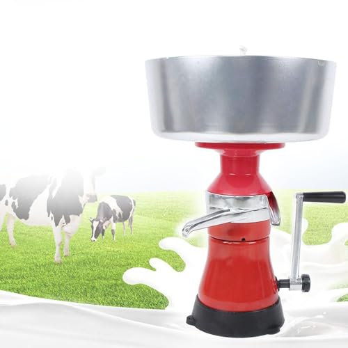 Centrifugeuse à Lait Manuelle, équipement De Ferme Laitière Domestique, Bol De 12 L Et Aluminium De Qualité Alimentaire, Adaptée à La Séparation De Divers Produits Laitiers
