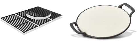 Enders SWITCH GRID Rost-in-Rost System,Gusseisen & SWITCH GRID Pizzastein, Halter aus Gusseisen