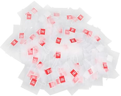 COLLBATH 100pièces Lot De Sachets Infuseurs à Thé Maille Sachets Filtrants Pour Thé Vrac Passoires à Individuelles