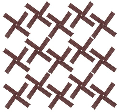 CAXUSD 15pcs Garden Windmill Blade Replacement Parts Plastic Windmill Leaves for Wind Decorations