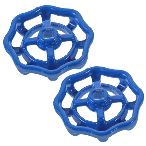 HEALSOPTHY 2 pezzi Manopola Valvola Rubinetto in Fuso per Sostituzione Valvola Acqua Robusta per Rubinetti Valvole Arresto e Saracinesche