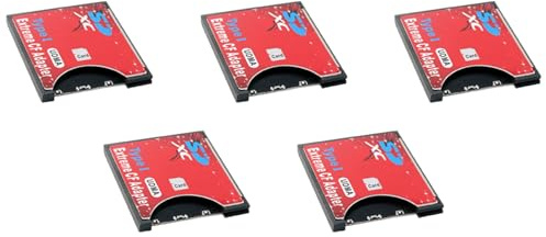 Janasiba 5X la per Schede da SD un Supporta la Scheda SD Wireless WIFI Tipo I Adattatore per Fotocamera SLR