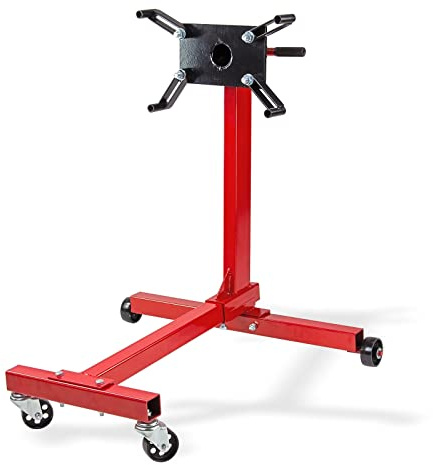 DEMA Motorständer – Tragkraft 450 kg, Motorhalter, Motormontagebock, Motor-Montagebock – robust, langlebig, stabil – für Werkstatt, Auto, KFZ, Motoren, Heimwerker, Reparatur, Montage