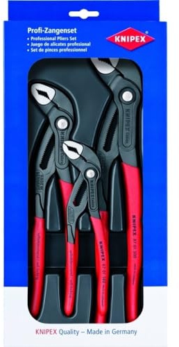 Knipex 00 20 09 V02 Werkstatt Wasserpumpenzangen-Set 3teilig