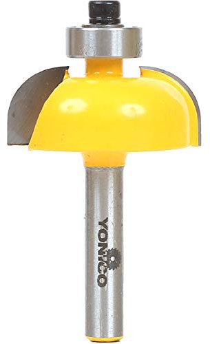 cove Edging and Molding router bit – 3/20,3 cm Radius – 1/10,2 cm Shank – Yonico 13154Q