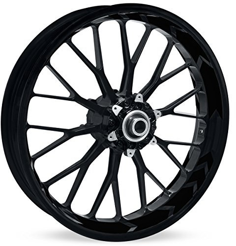 Motoking Felgenbettaufkleber im Racing Arrow Design - Komplettset für 16 bis 19 - Farbe & Breite wählbar