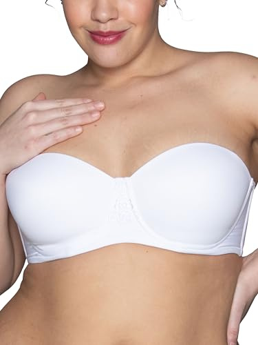 Vanity Fair womens Beauty Back Smoothing Strapless (34b - 44dd) Bra, Star White, 42DD US