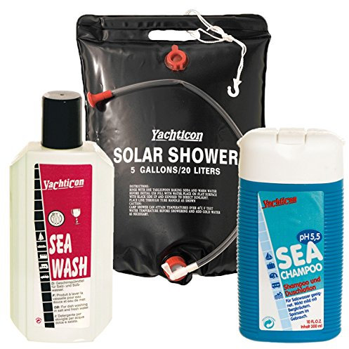 YACHTICON Solar Dusche Set Sea Champoo & Wash