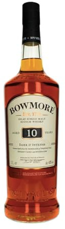 Bowmore 10 Ans Dark/Intense Single Malt Whisky 1 L