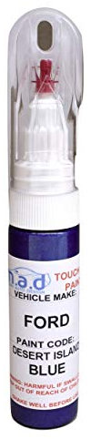 M.A.D MYLDAN AUTO DESIGN TOUCH UP PAINT PEN FOR FORD DESERT ISLAND BLUE METALLIC FIESTA FOCUS EDGE FIESTA ETC (JUST PAINT)