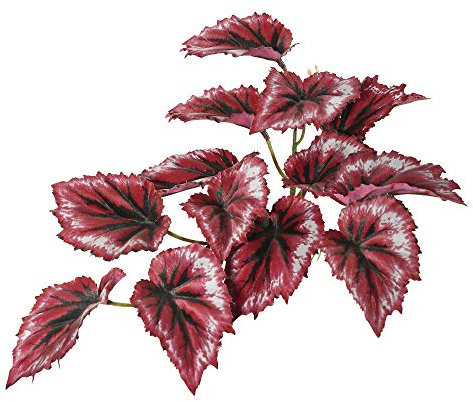 Vickerman Künstlicher Begonien-Blumenstrauß, 30,5 cm, Rot, 3 Stück