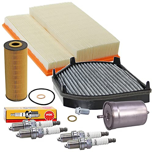 ATEC Germany Inspektionspaket Filterset 1x Ölfilter, 1x Luftfilter, 1x | Kompatibel mit: MERCEDES-BENZ C-CLASS, C-CLASS T-Model